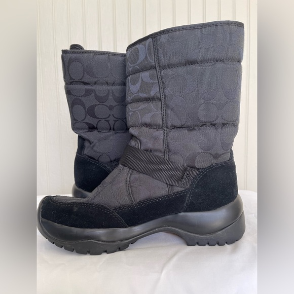 COAH Sharron Mongoram Signature Winter Boots w/ Vibram Sole Size 6 - Picture 2 of 10